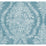 York Charleston Damask Blue Wallpaper KT2213