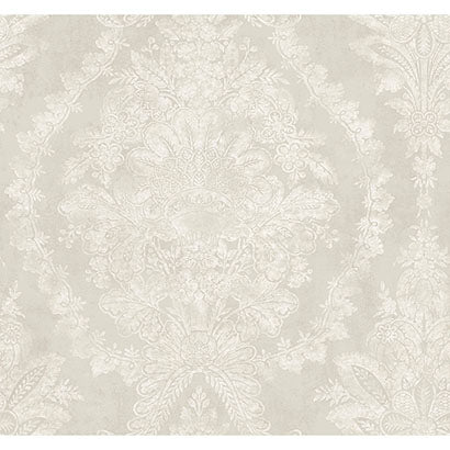 York Charleston Damask Cream Wallpaper KT2214