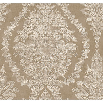 York Charleston Damask Bronze Sample KT2217