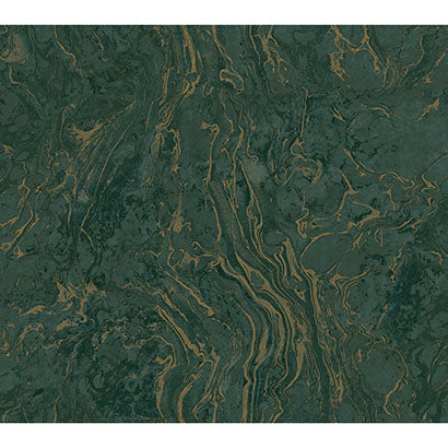 York Polished Marble Green Wallpaper KT2222