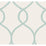 York Laurel Leaf Ogee Teal Wallpaper KT2238