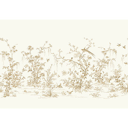 York Flowering Vine Chino White Wallpaper KT2262M