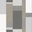 Seabrook Designs De Stijl Geometric Hammered Steel & Metallic Silver Wallpaper Sample KTM1160