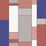 Seabrook Designs De Stijl Geometric Cobalt & Red Brick Wallpaper Sample KTM1180