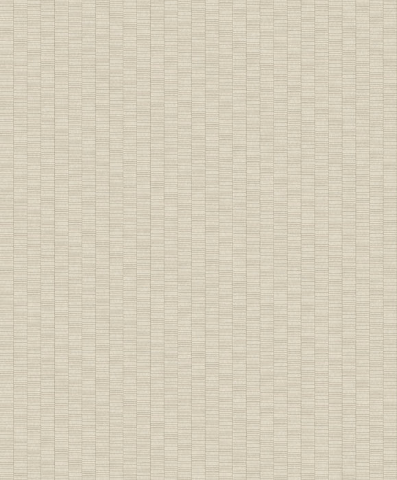 Seabrook Designs Deco Spliced Stripe Parchment Wallpaper KTM1423