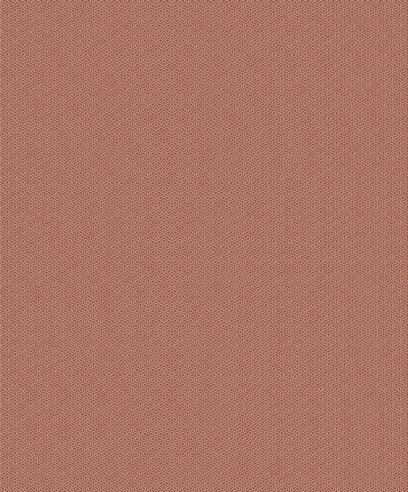 Seabrook Designs Spiro Geometric Terra Cotta Wallpaper Sample KTM1521