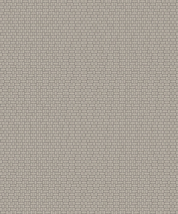 Seabrook Designs Capsule Geometric Nobel Grey Wallpaper Sample KTM1624