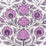 Home Couture Kalamkari Flower Purple Lavender Fabric HC2020I-09