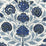 Home Couture Kalamkari Flower Slate Sky Royal Dark Blue Fabric HC2020I-05