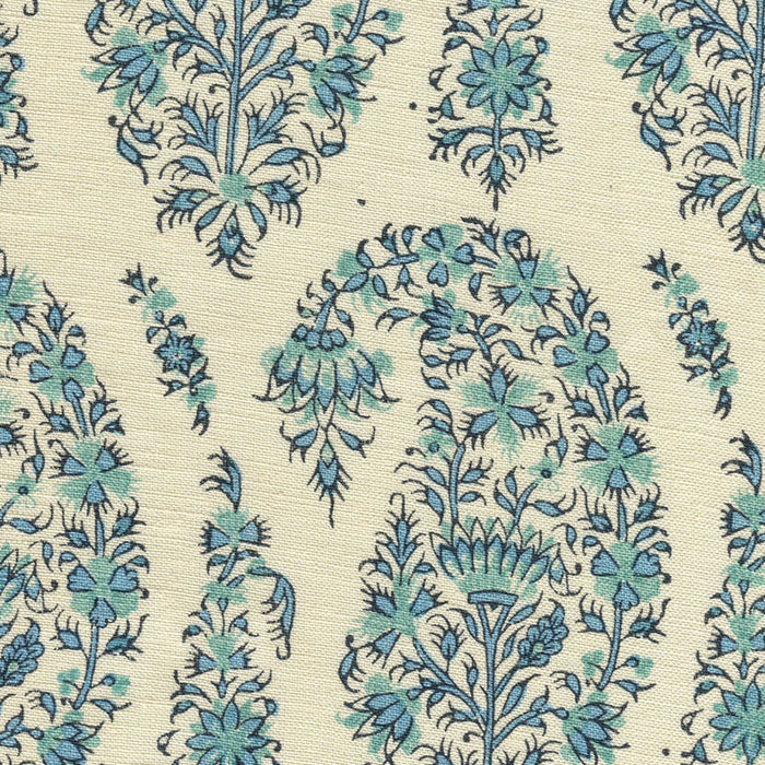 Home Couture Kashmir Paisley Blue Fabric HC1955C-09