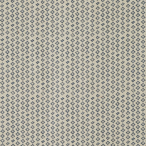 Peter Dunham Kumbh Indigo/Natural Fabric Sample 111KMB04