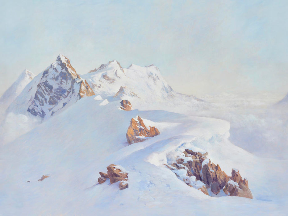 Pierre Frey Massif Du Titlis Neige Wallpaper Sample FP908001