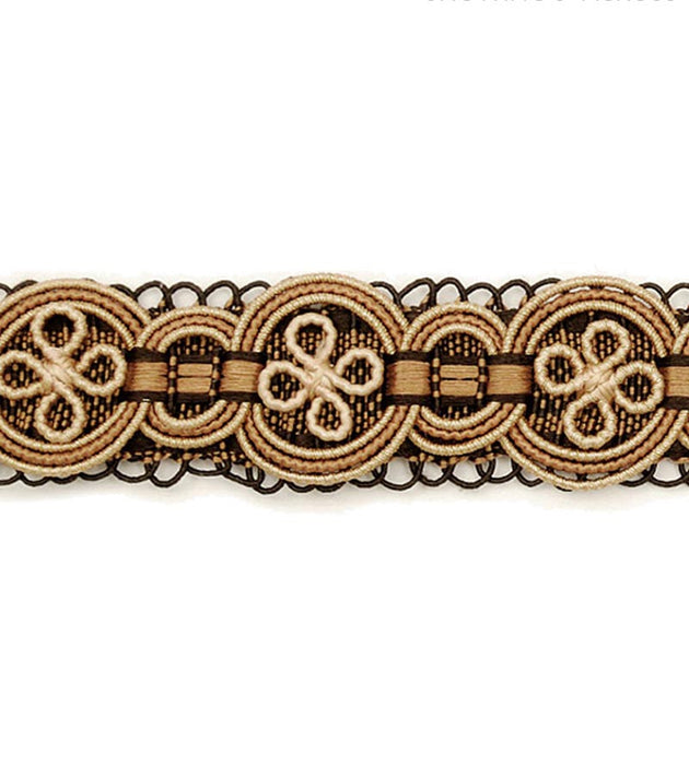 Scalamandre Siecle Condillac Braid Umber Trim LA 30521100