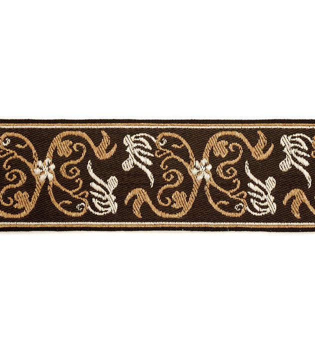 Scalamandre Siecle Grimm Braid Umber Trim LA 30521111