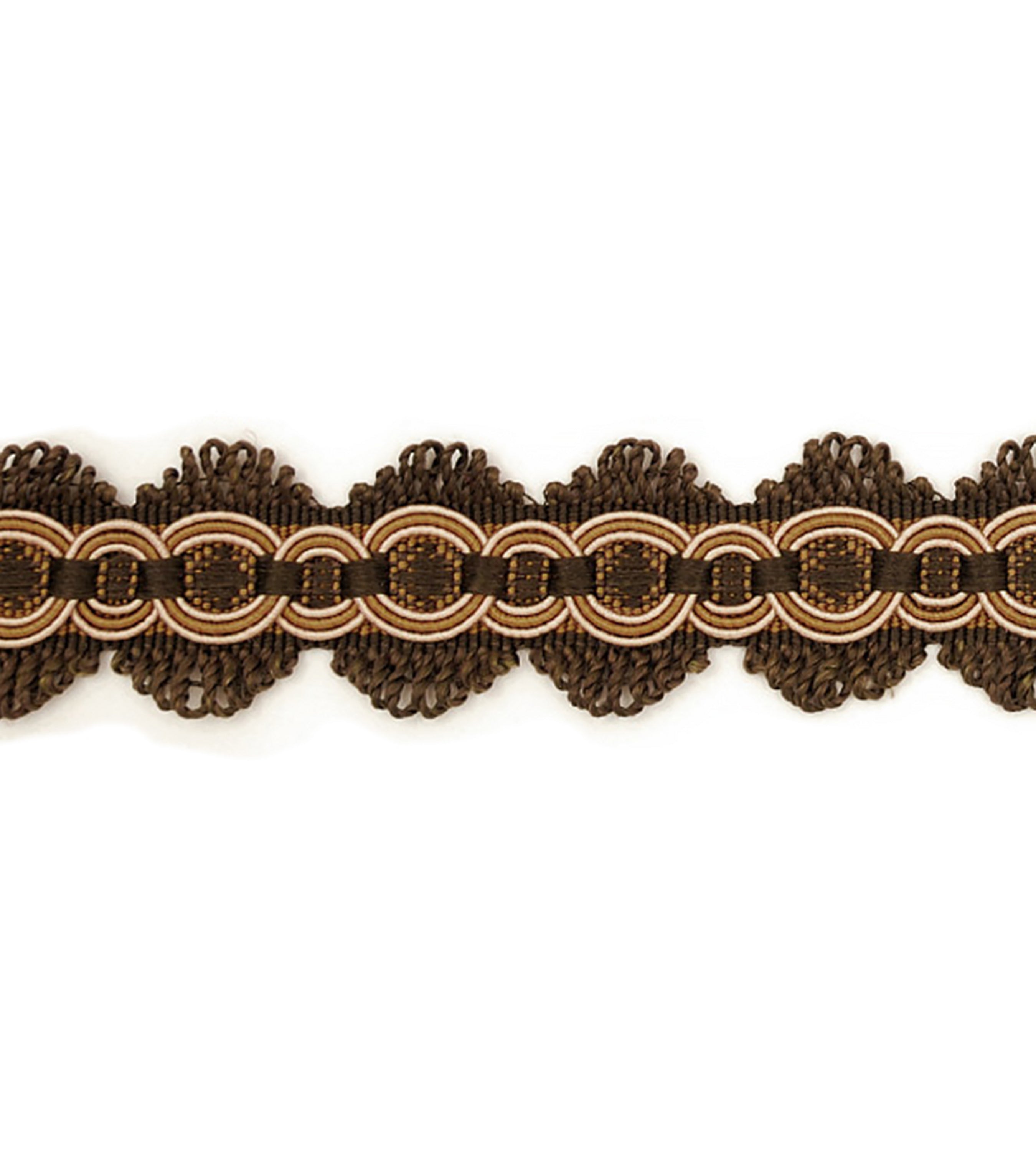 Scalamandre Siecle Candide Braid Umber Trimming Sample LA 30521120