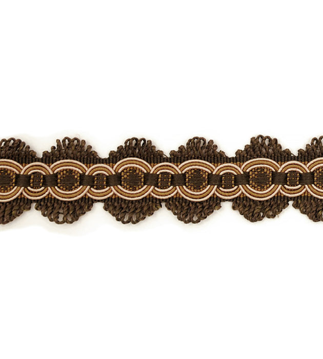 Scalamandre Siecle Candide Braid Umber Trim LA 30521120