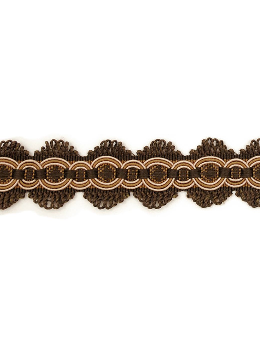 Scalamandre Siecle Candide Braid Umber Trim LA 30521120