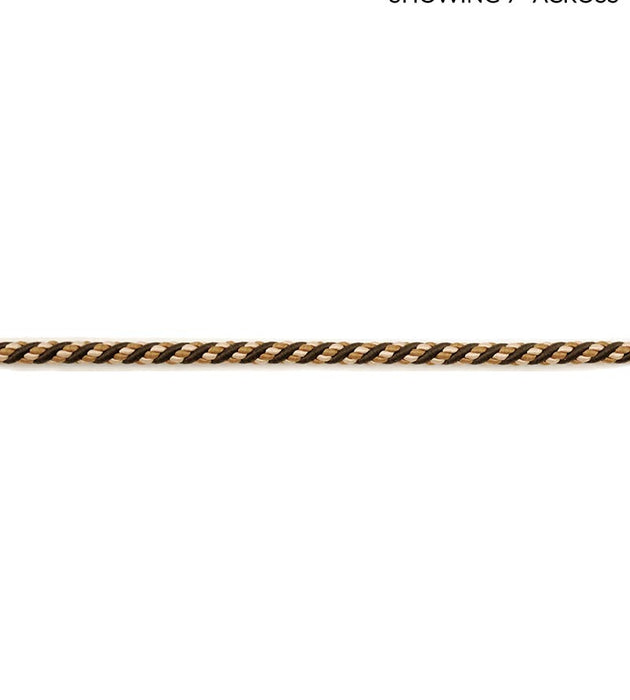 Scalamandre Siecle Cord 1/4 Umber Trim Sample LA 30528818