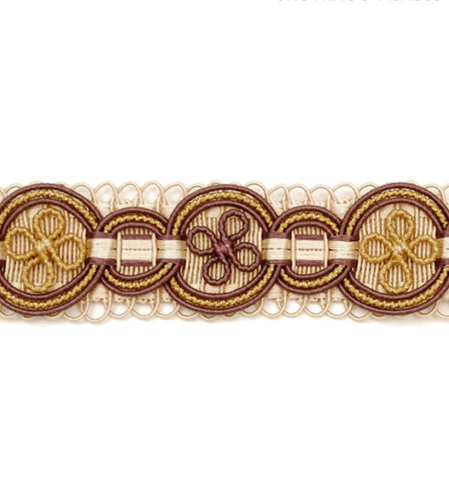 Scalamandre Siecle Condillac Braid Amethyst Trim Sample LA 30531100