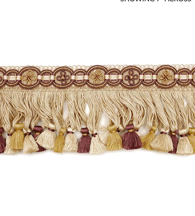 Scalamandre Siecle Condillac Fringe Amethyst Trim LA 30532210