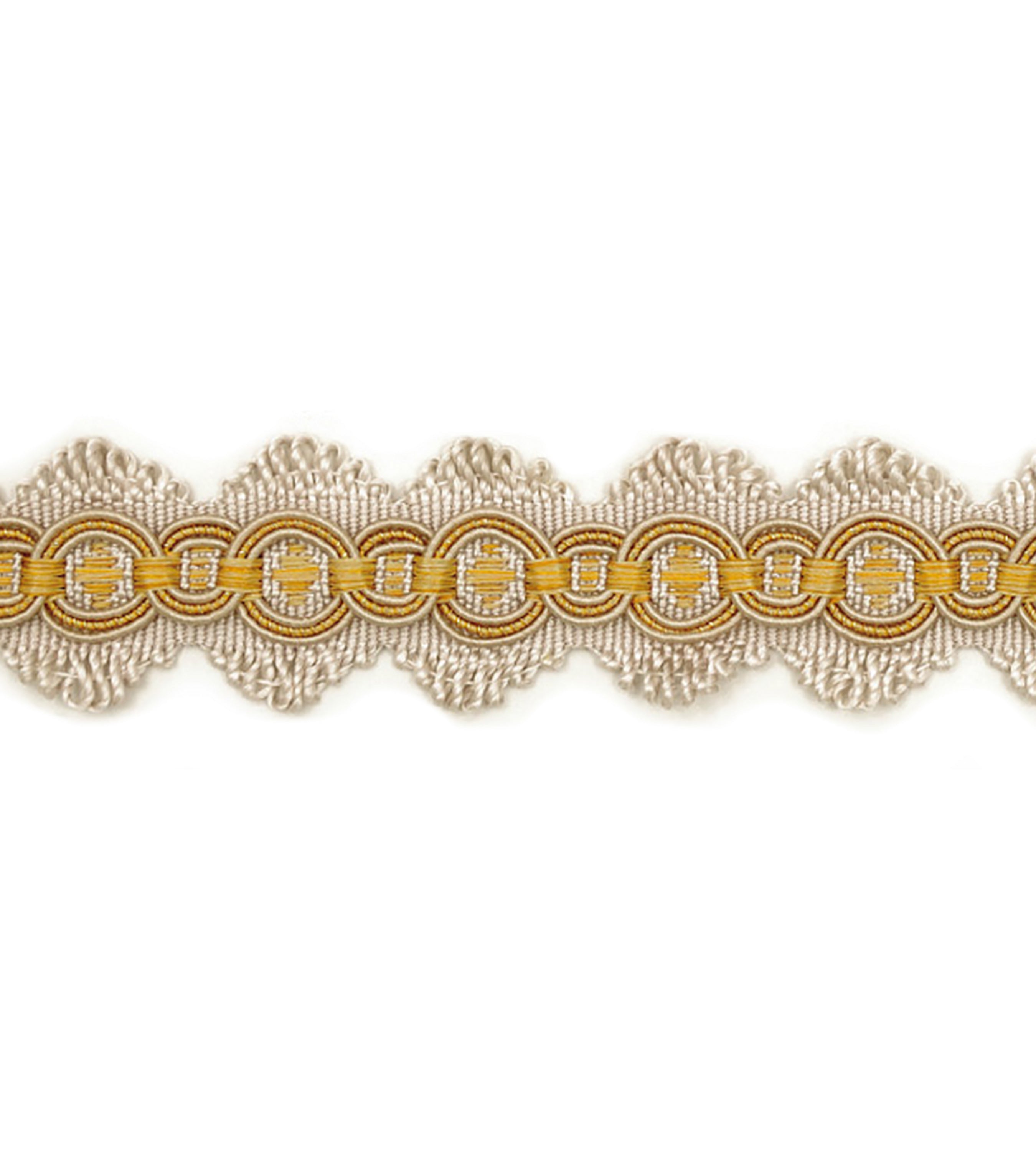 Scalamandre Siecle Candide Braid Gilded Alabaster Trim LA 30541120