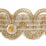 Scalamandre Siecle Gimp Voltaire Gilded Alabaster Trim LA 30545530