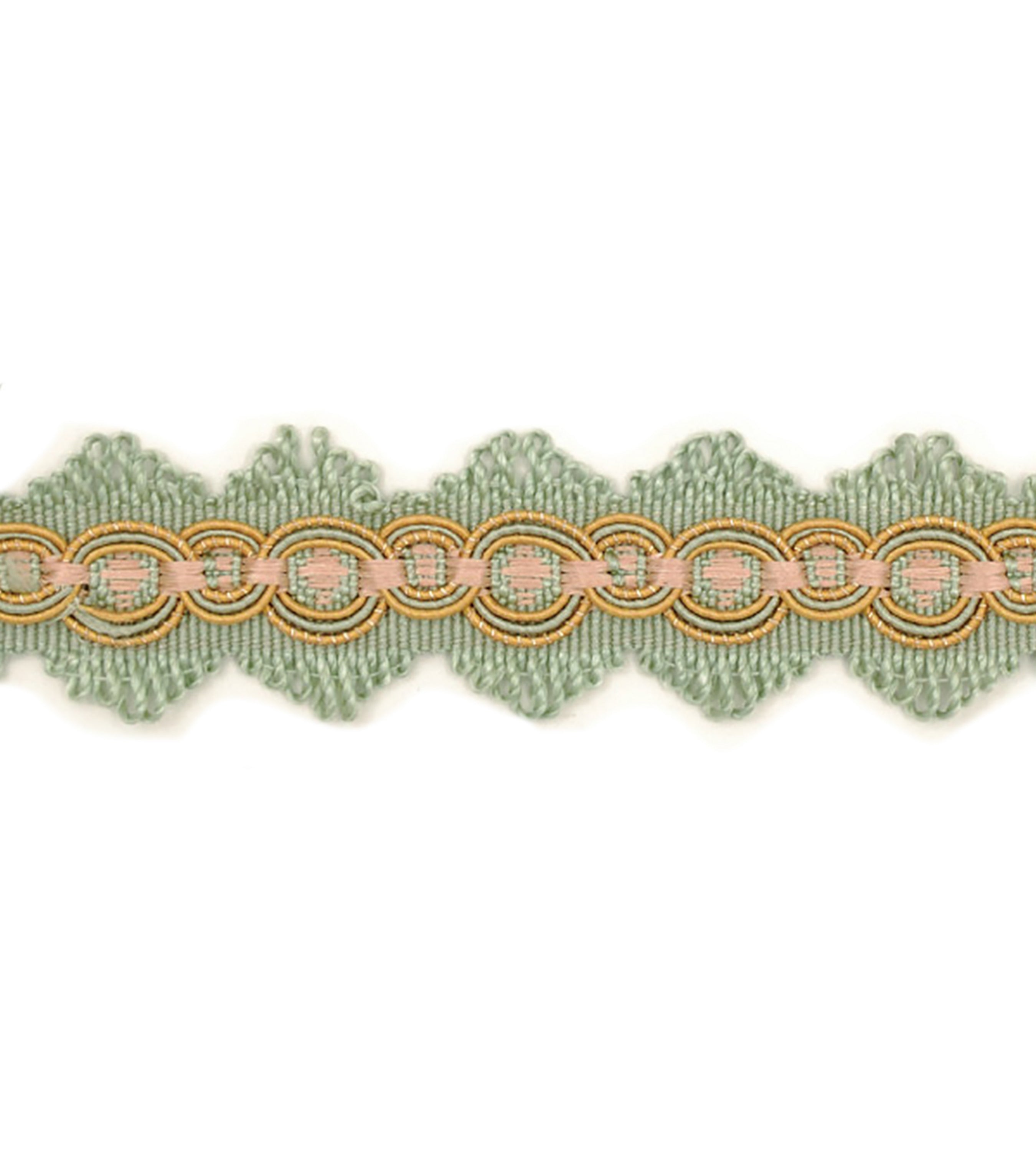 Scalamandre Siecle Candide Braid Mint Trimming Sample LA 30551120