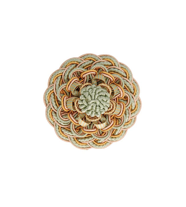 Scalamandre Siecle Rosette Mint Trim LA 30557700