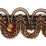 Scalamandre Siecle Gimp Voltaire Ebony Bordeaux Trim LA 30565530