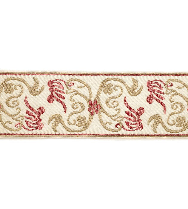 Scalamandre Siecle Grimm Braid Raspberry Trim LA 30571111