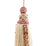 Scalamandre Siecle Key Tassel Raspberry Trim Sample LA 30574467