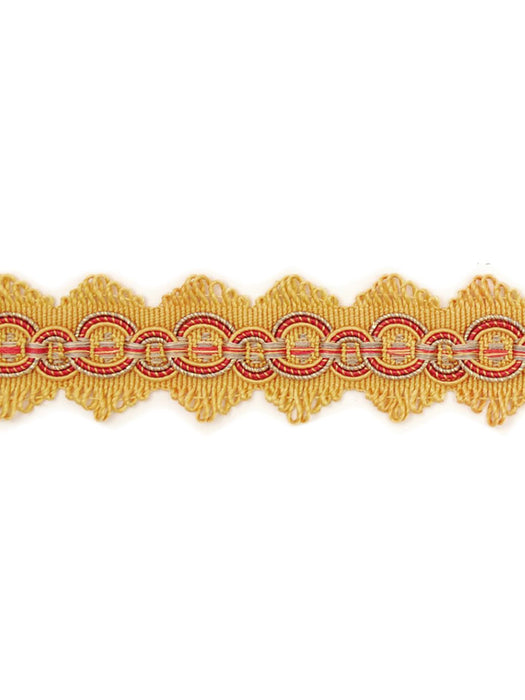 Scalamandre Siecle Candide Braid Gold Trim Sample LA 30591120