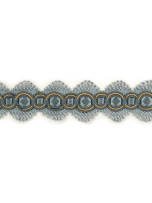 Scalamandre Siecle Candide Braid French Blue Trim Sample LA 30601120