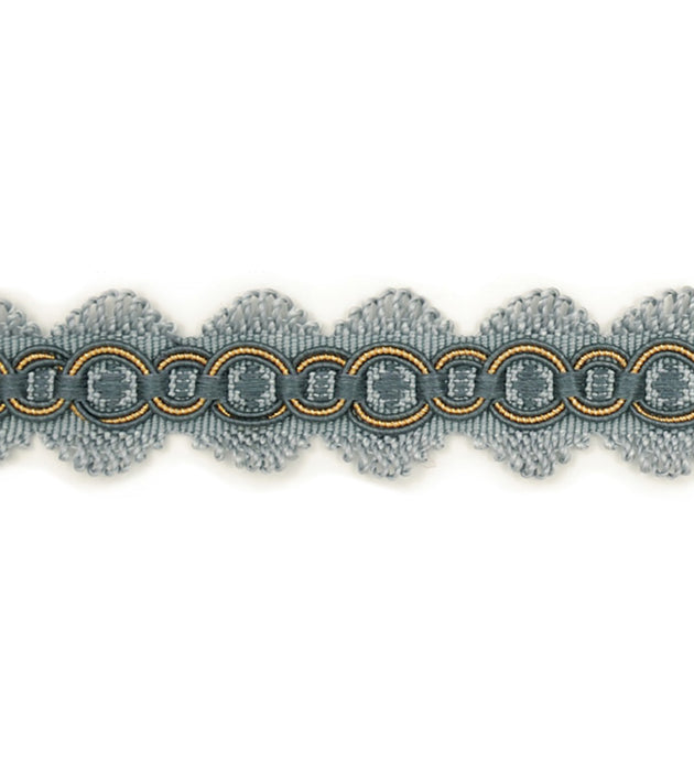 Scalamandre Siecle Candide Braid French Blue Trimming Sample LA 30601120