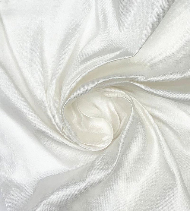 Old World Weavers Dupioni Solids White Fabric LB 0001214C