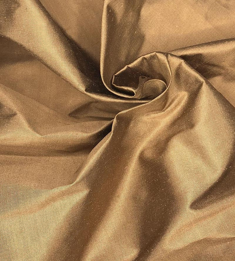 Old World Weavers Dupioni Solids Brandy Fabric LB 0028214C