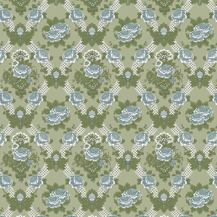 Gaston Y Daniela Aranchina Verde Fabric Sample LCT1058.002.0