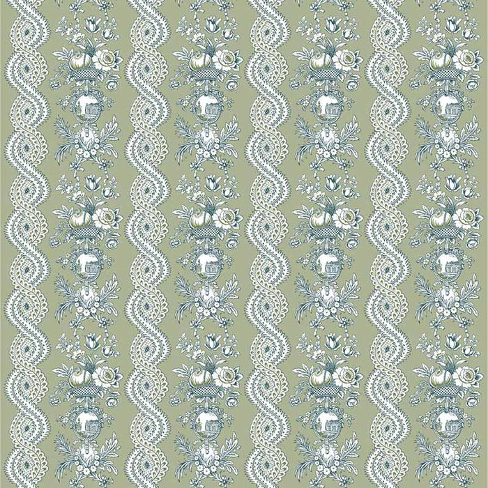 Gaston Y Daniela Pilara Verde Fabric Sample LCT1059.002.0