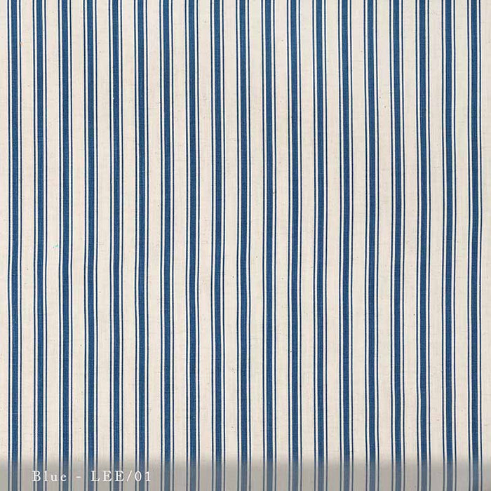 Lisa Fine Lee Stripe Blue Fabric Sample LEE-01