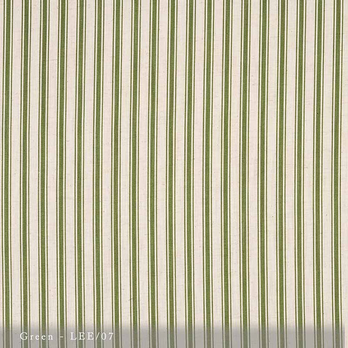 Lisa Fine Lee Stripe Green Fabric Sample LEE-07