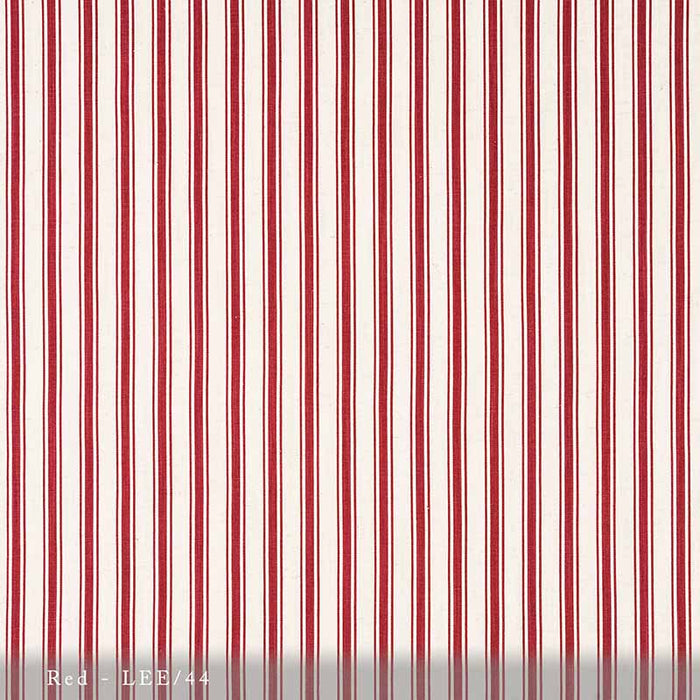 Lisa Fine Lee Stripe Red Fabric Sample LEE-44