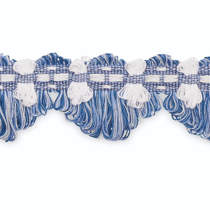 Schumacher Anjelique Loop Fringe Cobalt/Lake/White Multi Trim LF2000B-7