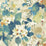 Seabrook Designs Chambon Cerulean, Tan, And Orange Wallpaper LG90302