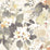 Seabrook Designs Chambon Charcoal, Tan, And Orange Wallpaper Sample LG90314