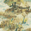 Seabrook Designs Attersee  Carmel And Turquoise Wallpaper Sample LG90607