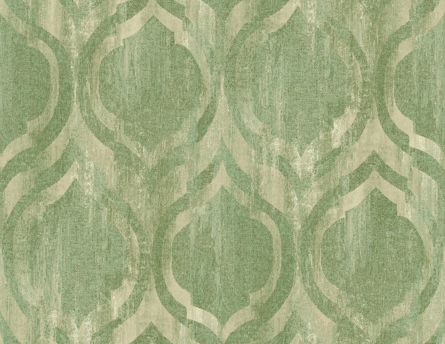 Seabrook Designs Old Danube Ogee Olive And Gold Wallpaper LG90804