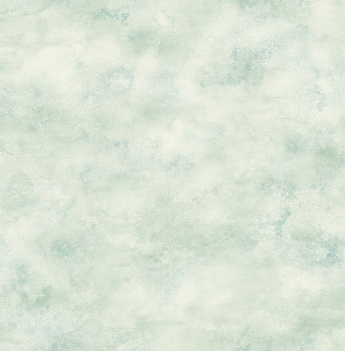 Seabrook Designs Roxen Texture Teal And Off-white Wallpaper LG91702