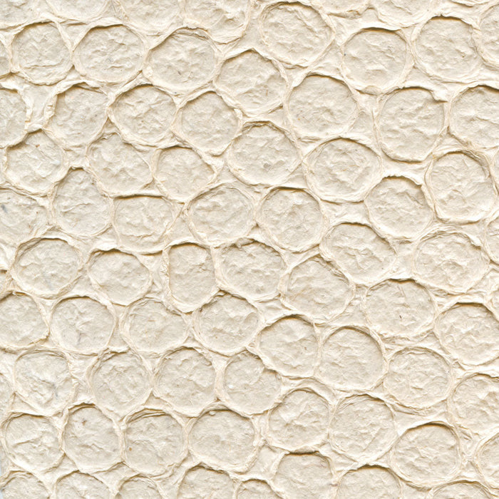 Maya Romanoff Meditations Ohm Vanilla Wallpaper Sample MR-LK-2X14