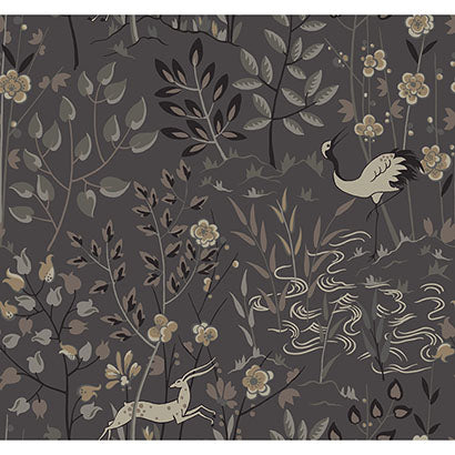 York Aspen Grey Wallpaper LL4785