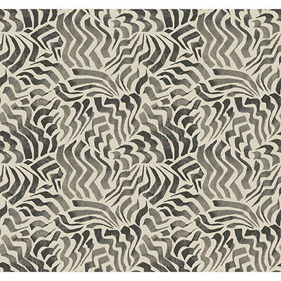 York Zora Wave Charcoal Wallpaper LM5324